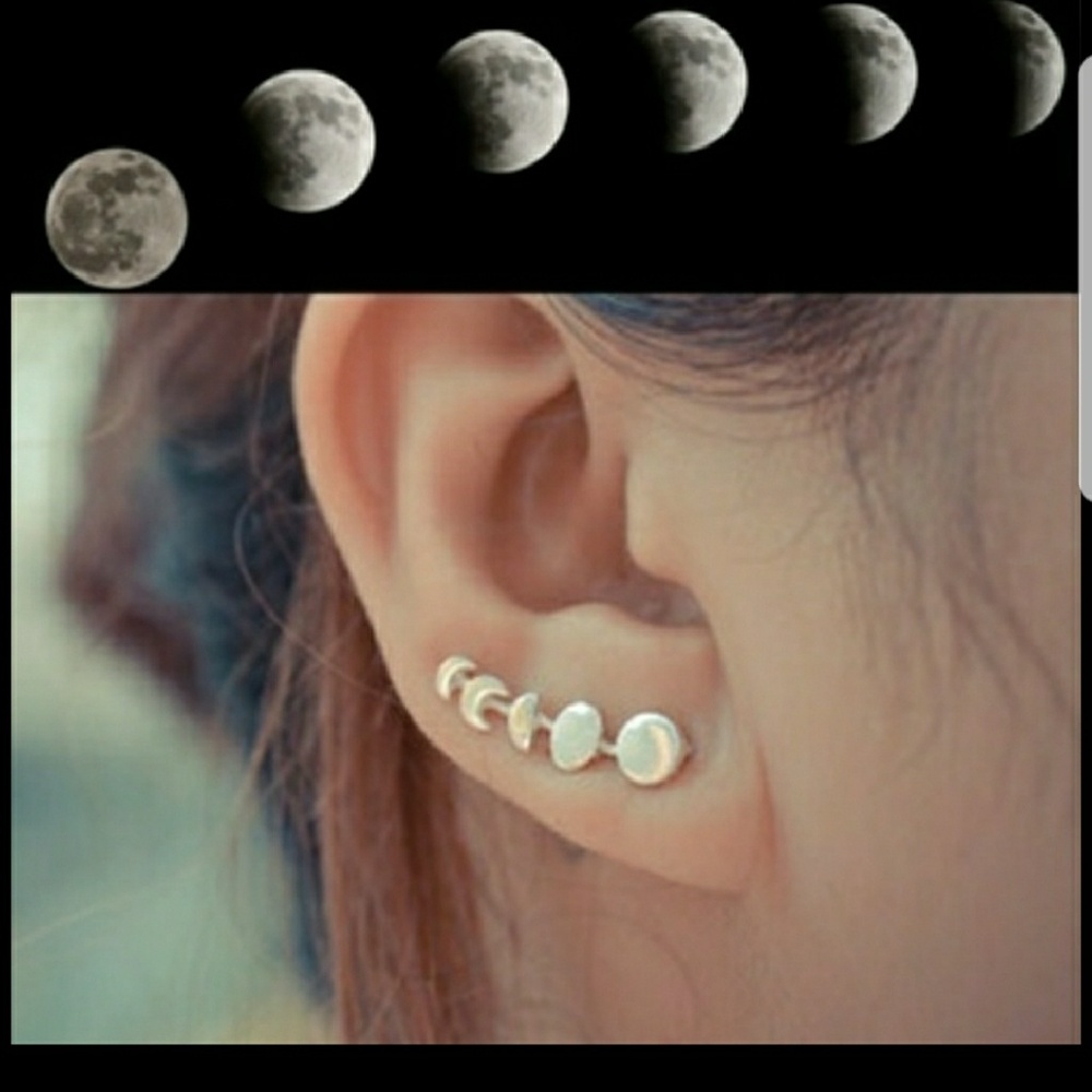 Moon phases ear climbers